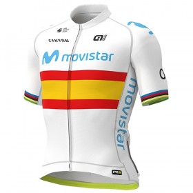 Maillot Cyclisme 2020 Movistar Team Championnats d'Espagne N001